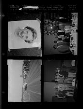 Rod-e-o Contest; Kiwanis Club; Batchelor Kiwanis Club; Re-photo of Lythe (4 Negatives (April 23, 1955) [Sleeve 50, Folder e, Box 6]