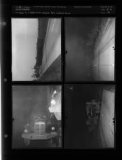 Wrecked asphalt truck (4 Negatives (September 8, 1954) [Sleeve 19, Folder a, Box 5]