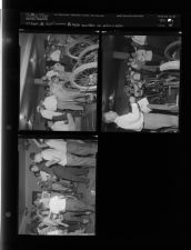 Bicycle auction at police station (3 Negatives (September 13, 1954) [Sleeve 35, Folder a, Box 5]