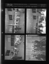 Installation of 1953 Moose Lodge members (4 Negatives (October 7, 1954) [Sleeve 12, Folder b, Box 5]