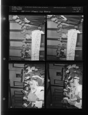 Women's club meeting (4 Negatives) October undated, 1954 [Sleeve 69, Folder b, Box 5]