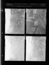 Man gets burned at junk yard (4 Negatives (November 27, 1954) [Sleeve 67, Folder c, Box 5]