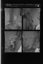 Arson fire (4 Negatives (December 16, 1954) [Sleeve 32, Folder d, Box 5]