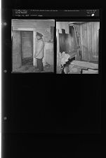 Arson fire (2 Negatives (December 16, 1954) [Sleeve 33, Folder d, Box 5]