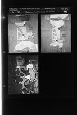 Christmas floats & street decorations (3 Negatives) December undated, 1954 [Sleeve 81, Folder d, Box 5]
