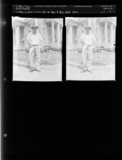 Mr. M. Roy and 18 lbs. Fish (2 Negatives) (May 3, 1954) [Sleeve 7, Folder a, Box 4]