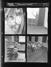Highway Patrol Inspection (4 Negatives) (May 11, 1954) [Sleeve 25, Folder a, Box 4]