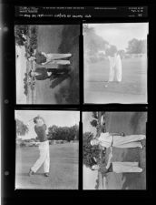 Golfers at Country Club (4 Negatives) (May 20, 1954) [Sleeve 44, Folder a, Box 4]