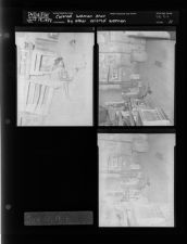 Woman shot in home (Disclaimer: Body Pictured) (3 Negatives) (June 12, 1954) [Sleeve 24, Folder c, Box 4]