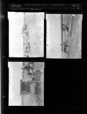 Man plowing (3 Negatives) (June 15, 1954) [Sleeve 37, Folder c, Box 4]