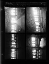 Night look of Joyner Library (4 Negatives) (June 19, 1954) [Sleeve 45, Folder c, Box 4]