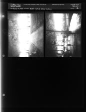 Night look of Joyner Library (2 Negatives) (June 19, 1954) [Sleeve 46, Folder c, Box 4]