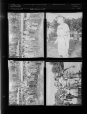 Bubble blowing contest (4 Negatives) (June 26, 1954) [Sleeve 69, Folder c, Box 4]