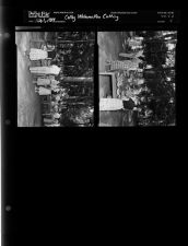 College Watermelon cutting (2 Negatives) (July 1, 1954) [Sleeve 4, Folder d, Box 4]
