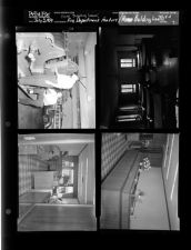 Fire Department feature; Home Building Loans (4 Negatives) (July 3, 1954) [Sleeve 7, Folder d, Box 4]