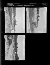 Elementary school construction (3 Negatives) (July 14, 1954) [Sleeve 30, Folder d, Box 4]