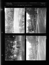 Little league baseball park; trophy for champs (4 Negatives) (August 5, 1954) [Sleeve 10, Folder e, Box 4]