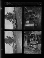 Bread truck wreck (4 Negatives) (August 10, 1954) [Sleeve 23, Folder e, Box 4]