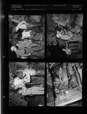 Bread truck wreck (4 Negatives) (August 10, 1954) [Sleeve 25, Folder e, Box 4]