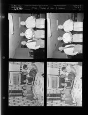 Unidentified groups (4 Negatives) (August 18, 1954) [Sleeve 12, Folder f, Box 4]