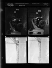 School busses (4 Negatives) (August 21, 1954) [Sleeve 28, Folder f, Box 4]