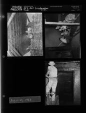 E.C.C. Fall Graduation (3 Negatives) (August 21, 1954) [Sleeve 37, Folder f, Box 4]