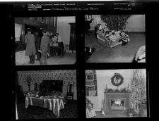 Christmas Decorations and Scenes (4 Negatives), 1950 [Sleeve 25, Folder c, Box 1]