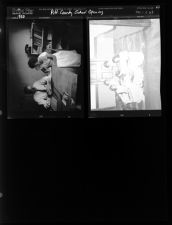 Pitt County School Opening (2 Negatives), 1950 [Sleeve 63, Folder c, Box 1]