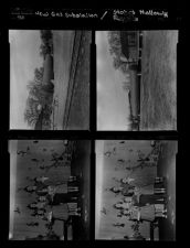 New Gas Substation in West Greenville; Stokes Halloween Royalty (2 Negatives), 1950 [Sleeve 77, Folder c, Box 1]