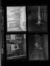 Illegal Deer Hunting; Kiwanis Minstrel Practice (4 Negatives), 1951 [Sleeve 35, Folder d, Box 1]