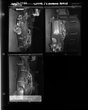 Wreck with 2 Persons Killed (3 Negatives (July 4, 1952) [Sleeve 1, Folder e, Box 1]