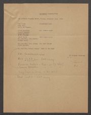 General Meeting of Outdoor Managers, 1953-1956