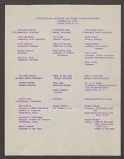 General Meeting of Outdoor Managers, 1953-1956
