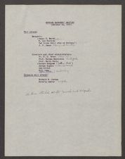 General Meeting of Outdoor Managers, 1953-1956