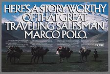 Here's a story worthy of that great traveling salesman, Marco Polo