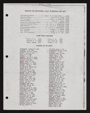 Document related to the USS WISEMAN 