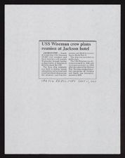 Document related to the USS WISEMAN 