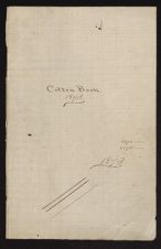 Elias Carr Papers, Box 26, Folder k, Cotton Books