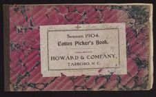 Elias Carr Papers, Box 26, Folder q, Cotton Books
