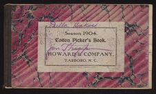 Elias Carr Papers, Box 26, Folder s, Cotton Books