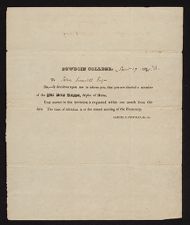 Material related to the life of Appleton Oaksmith