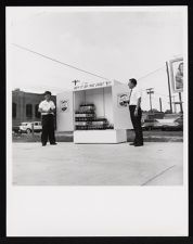 Pepsi-Cola outdoor display case