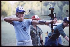 Archer in ECU Cap