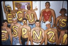 ECU Loves ESPN 2 body paint