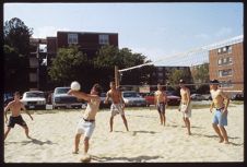 Beach volleyball on College Hill