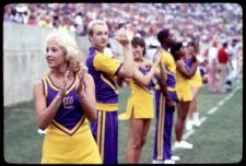 Cheerleaders on the sideline