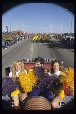 Cheerleaders in parade