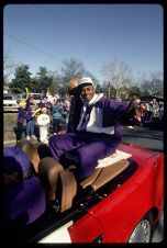 Football Player on Parade