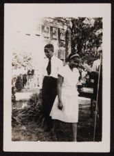 Unidentified Man and Woman at a Celebration