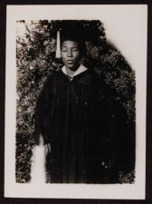 Unidentified Woman in Academic Regalia